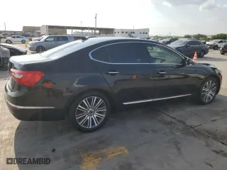 2014 Kia Cadenza Premium with VIN KNALN4D77E5145184, listed as a Copart auction lot 69019324 with 144,307 mi miles and Clean Title. Bid and sale history available at carsss.com. Image 3.