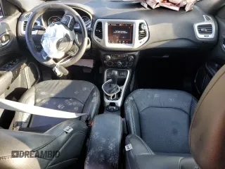 2021 Jeep Compass 80th Anniversary with VIN 3C4NJCEB3MT550073, listed as a Copart auction lot 72429184 with 29,690 mi miles and Salvage Title. Bid and sale history available at carsss.com. Image 8.