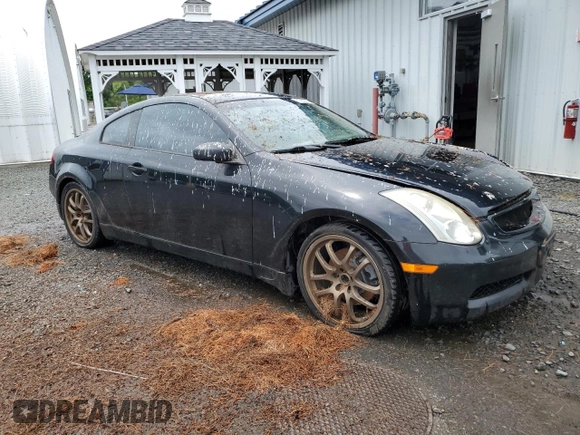 2007 Infiniti G35 Coupe with VIN JNKCV54E27M904435, listed as a Copart auction lot 84934364 with 0 mi miles and Non Repairable. Bid and sale history available at carsss.com. Image 4.