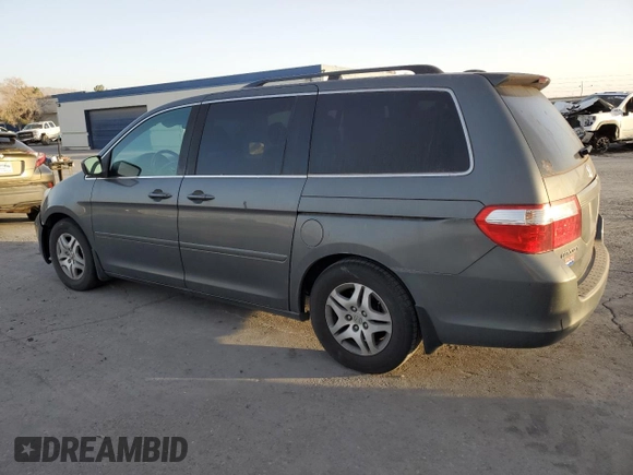 2007 Honda Odyssey EX-L with VIN 5FNRL38727B120069, listed as a Copart auction lot 89003625 with 234,863 mi miles and Salvage Title. Bid and sale history available at carsss.com. Image 2.