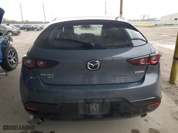2024 Mazda Mazda3 Hatchback 2.5 S Carbon Edition with VIN JM1BPBLM2R1709549, listed as a Copart auction lot 46490235 with 32,448 mi miles and Salvage Title. Bid and sale history available at carsss.com. Image 6.