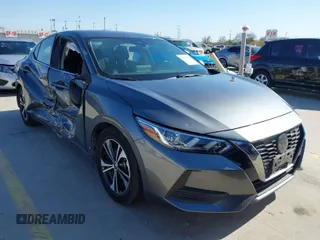 2022 Nissan Sentra SV z VIN 3N1AB8CV0NY291779, wystawiony jako IAAI lot #41748924 z przebiegiem 46 306 mil mil oraz . Historia ofert i sprzedaży dostępna na DreamBid. Obrazek 1.