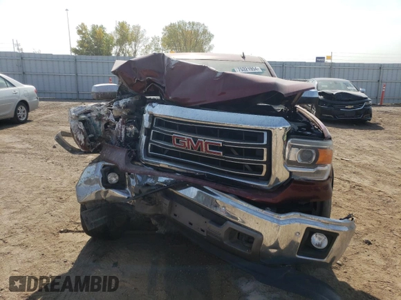 2014 GMC Sierra 1500 SLT with VIN 1GTV2VEC9EZ129289, listed as a Copart auction lot 75321954 with 0 mi miles and Salvage Title. Bid and sale history available at carsss.com. Image 5.
