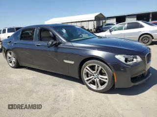 2014 BMW 7 Series ALPINA B7 with VIN WBAYE8C55ED136454, listed as a Copart auction lot 55589525 with 119,761 mi miles and Salvage title. Bid and sale history available at DreamBid. Image 4.