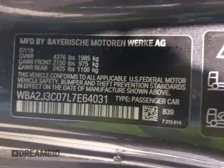 2020 BMW 2 Series 230i xDrive with VIN WBA2J3C07L7E64031, listed as a IAAI auction lot 41458356 with 43,594 mi miles. Bid and sale history available at carsss.com. Image 9.