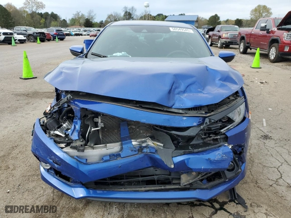 2021 Honda Civic Sedan Sport with VIN 2HGFC2F83MH505088, listed as a Copart auction lot 50549545 with 68,234 mi miles and Salvage Title. Bid and sale history available at carsss.com. Image 5.