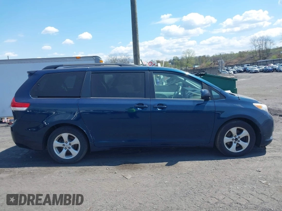 2012 Toyota Sienna LE AAS with VIN 5TDKK3DC7CS274726, listed as a IAAI auction lot 42126219 with 184,158 mi miles. Bid and sale history available at carsss.com. Image 13.