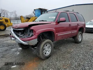 2004 Chevrolet Tahoe LS with VIN 1GNEC13ZX4J240970, listed as a Copart auction lot 85000414 with 0 mi miles and Salvage Title. Bid and sale history available at carsss.com. Image 1.
