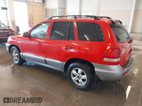 2005 Hyundai Santa Fe GLS with VIN KM8SC73E95U890509, listed as a IAAI auction lot 41726541 with 171,992 mi miles. Bid and sale history available at carsss.com. Image 3.