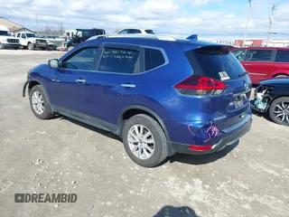 2018 Nissan Rogue SV with VIN KNMAT2MV7JP605154, listed as a IAAI auction lot 42046756 with 90,572 mi miles. Bid and sale history available at carsss.com. Image 3.