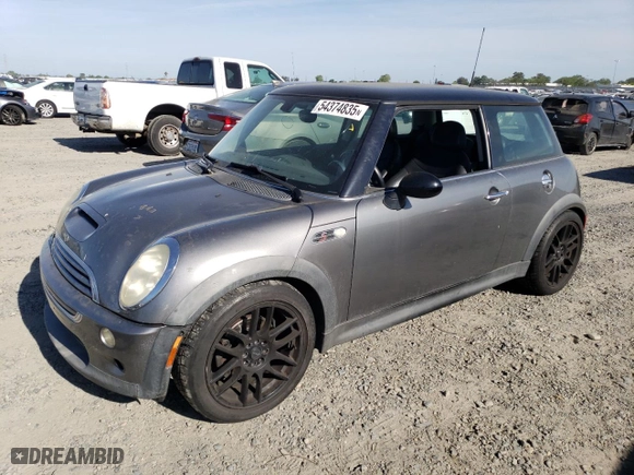 2004 MINI Cooper Hardtop S with VIN WMWRE33494TD88603, listed as a Copart auction lot 54374835 with 178,723 mi miles and Clean Title. Bid and sale history available at carsss.com. Image 1.