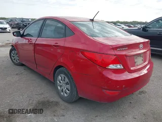 2016 Hyundai Accent SE with VIN KMHCT4AE2GU143794, listed as a IAAI auction lot 41915044 with 123,940 mi miles. Bid and sale history available at carsss.com. Image 3.
