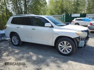 2009 Toyota Highlander Hybrid Limited with VIN JTEEW44A592036150, listed as a Copart auction lot 54588385 with 171,786 mi miles and Salvage Title. Bid and sale history available at carsss.com. Image 4.