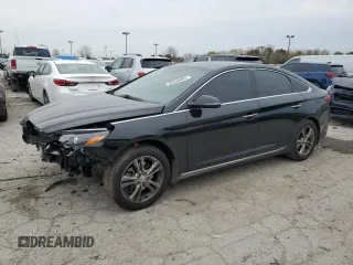 2018 Hyundai Sonata Sport Plus with VIN 5NPE34AF0JH726033, listed as a Copart auction lot 80530094 with 59,640 mi miles and Non Repairable. Bid and sale history available at carsss.com. Image 1.