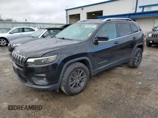 2019 Jeep Cherokee Latitude Plus with VIN 1C4PJMLB9KD486786, listed as a Copart auction lot 55448955 with 146,984 mi miles and Salvage title. Bid and sale history available at DreamBid. Image 1.