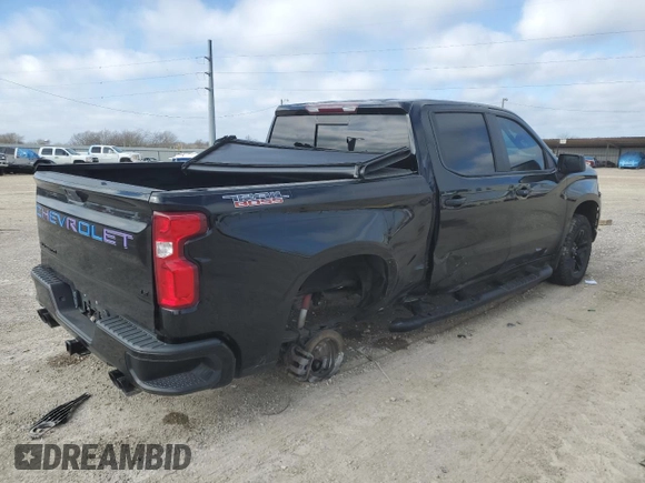 2021 Chevrolet Silverado 1500 LT Trail Boss with VIN 3GCPYFELXMG152978, listed as a Copart auction lot 43568205 with 51,475 mi miles and Salvage Title. Bid and sale history available at DreamBid. Image 3.