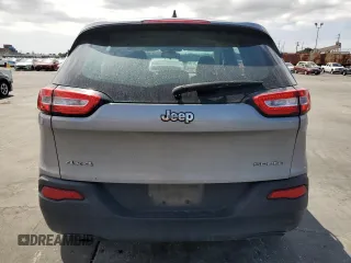 2017 Jeep Cherokee Sport with VIN 1C4PJMAB6HW569835, listed as a Copart auction lot 50601275 with 134,818 mi miles and Salvage Title. Bid and sale history available at carsss.com. Image 6.