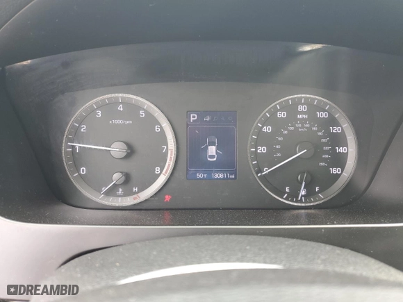 2016 Hyundai Sonata 2.4L Sport with VIN 5NPE34AF7GH267611, listed as a Copart auction lot 52349535 with 130,811 mi miles and Salvage Title. Bid and sale history available at carsss.com. Image 9.