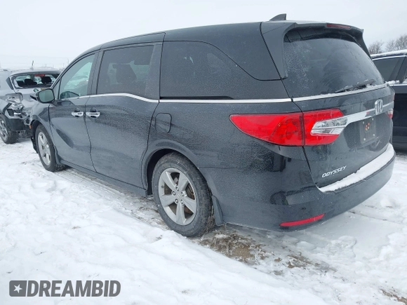 2018 Honda Odyssey EX-L z VIN 5FNRL6H79JB012735, wystawiony jako IAAI lot #41552799 z przebiegiem 29 253 mil mil oraz . Historia ofert i sprzedaży dostępna na DreamBid. Obrazek 3.