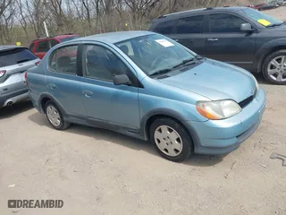 2002 Toyota ECHO with VIN JTDBT123420256593, listed as a IAAI auction lot 41920125 with 227,904 mi miles. Bid and sale history available at carsss.com. Image 1.