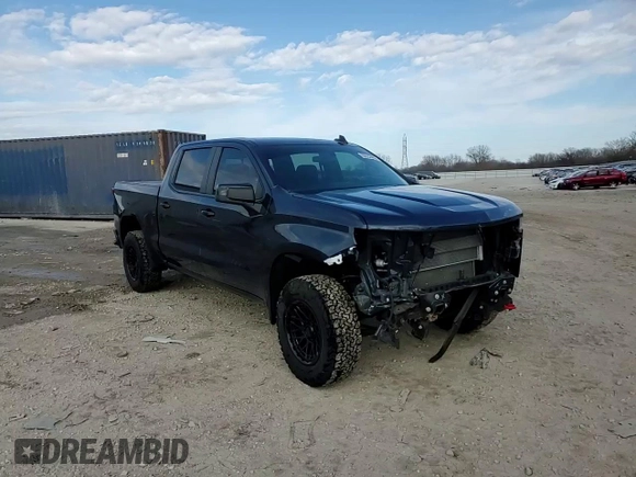 2021 Chevrolet Silverado 1500 LT Trail Boss with VIN 1GCPYFED9MZ349276, listed as a Copart auction lot 50032425 with 69,099 mi miles and Salvage Title. Bid and sale history available at DreamBid. Image 14.