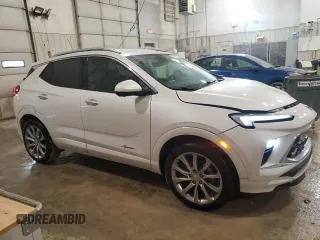 2024 Buick Encore GX Avenir with VIN KL4AMGSL5RB150447, listed as a Copart auction lot 42165435 with 15,694 mi miles and Salvage title. Bid and sale history available at DreamBid. Image 4.