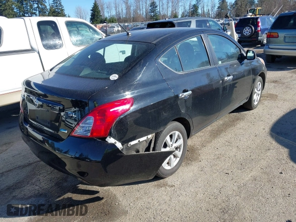 2012 Nissan Versa SL with VIN 3N1CN7AP3CL804015, listed as a IAAI auction lot 41691980 with 106,904 mi miles. Bid and sale history available at carsss.com. Image 4.