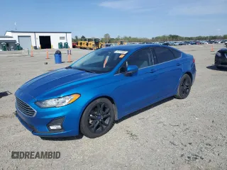 2019 Ford Fusion SE with VIN 3FA6P0HD2KR193449, listed as a Copart auction lot 51376985 with 181,711 mi miles and Salvage Title. Bid and sale history available at DreamBid. Image 1.