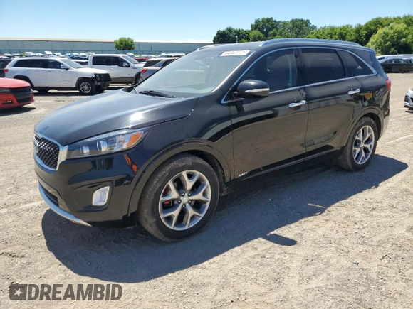2017 Kia Sorento SX with VIN 5XYPKDA52HG228405, listed as a Copart auction lot 64963725 with 91,079 mi miles and Clean title. Bid and sale history available at DreamBid. Image 1.