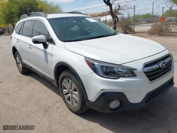 2018 Subaru Outback Premium with VIN 4S4BSAFC8J3307325, listed as a IAAI auction lot 41936266 with 44,588 mi miles. Bid and sale history available at carsss.com. Image 1.