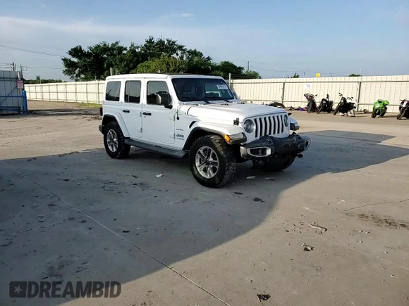 2019 Jeep Wrangler Unlimited Sahara z VIN 1C4HJXEG8KW527198, wystawiony jako Copart lot #60043115 z przebiegiem Nie podano mil oraz Szkoda całkowita • Salvage title. Historia ofert i sprzedaży dostępna na DreamBid. Obrazek 13.