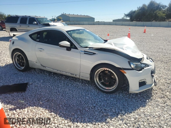 2015 Subaru BRZ Premium with VIN JF1ZCAB10F9606192, listed as a Copart auction lot 81535784 with 71,130 mi miles and Salvage title. Bid and sale history available at DreamBid. Image 4.