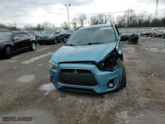 2013 Mitsubishi Outlander Sport LE with VIN 4A4AR5AU9DE021892, listed as a Copart auction lot 88251735 with 0 mi miles and Salvage Title. Bid and sale history available at carsss.com. Image 15.