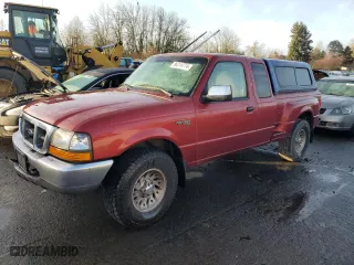 1999 Ford Ranger XLT with VIN 1FTZR15X1XPB46661, listed as a Copart auction lot 86214774 with 156,639 mi miles and Salvage Title. Bid and sale history available at carsss.com. Image 1.