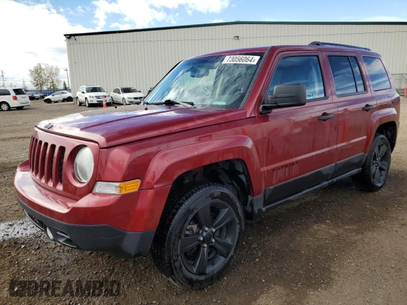 2015 Jeep Patriot High Altitude with VIN 1C4NJRAB9FD248076, listed as a Copart auction lot 73056064 with 217,434 mi miles and Clean Title. Bid and sale history available at DreamBid. Image 1.