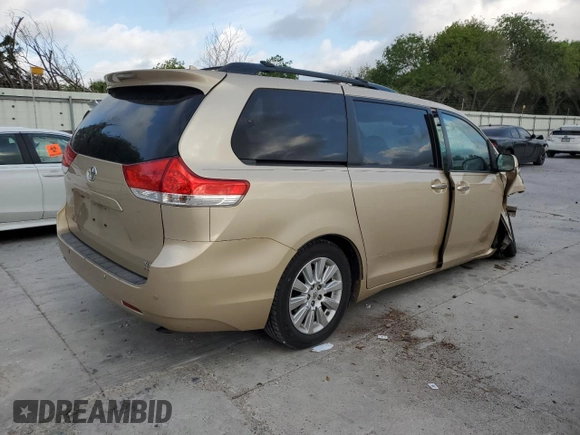 2011 Toyota Sienna XLE with VIN 5TDDK3DC8BS030087, listed as a Copart auction lot 53396705 with 223,482 mi miles and Salvage Title. Bid and sale history available at DreamBid. Image 3.