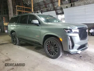 2024 Cadillac Escalade AWD V-Series z VIN 1GYS4HK92RR234960, wystawiony jako Copart lot #51802235 z przebiegiem 16 034 mil mil oraz Nie do naprawy. Historia ofert i sprzedaży dostępna na DreamBid. Obrazek 4.