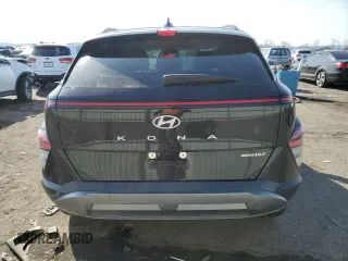 2024 Hyundai Kona Limited with VIN KM8HECA38RU099702, listed as a Copart auction lot 46583115 with 11,897 mi miles and Salvage Title. Bid and sale history available at carsss.com. Image 6.