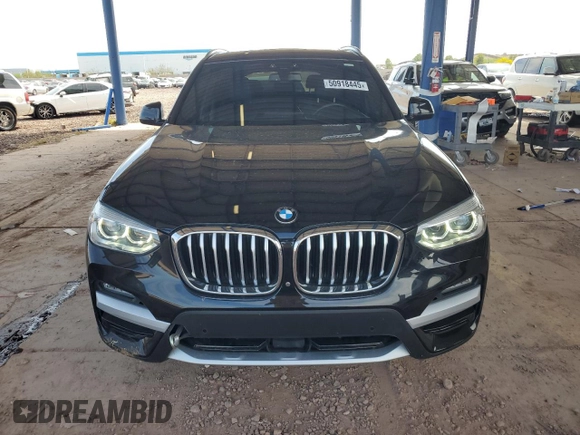 2020 BMW X3 sDrive30i with VIN 5UXTY3C03L9B65481, listed as a Copart auction lot 50918445 with 44,611 mi miles and Salvage Title. Bid and sale history available at carsss.com. Image 5.