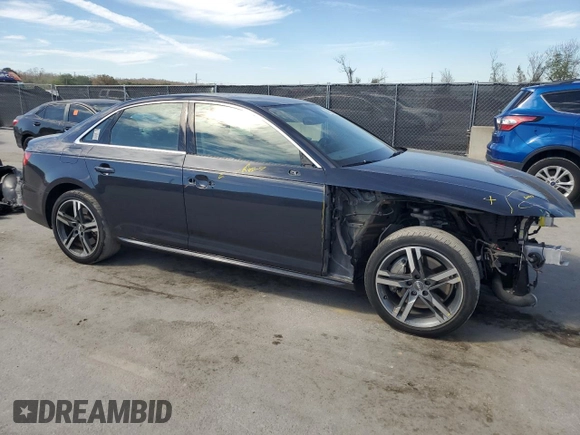 2017 Audi A4 Premium Plus with VIN WAUENAF41HN058699, listed as a Copart auction lot 48110775 with 69,876 mi miles and Salvage Title. Bid and sale history available at carsss.com. Image 4.