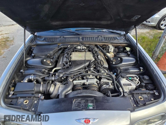 2001 Bentley Arnage with VIN SCBLC31E91CX06337, listed as a Copart auction lot 84920534 with 51,938 mi miles and Clean Title. Bid and sale history available at DreamBid. Image 7.