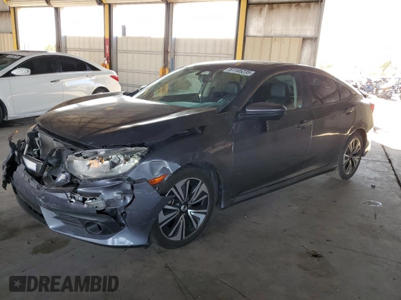 2017 Honda Civic Sedan EX-L with VIN 2HGFC1F70HH657658, listed as a Copart auction lot 51105235 with 103,030 mi miles and Salvage Title. Bid and sale history available at carsss.com. Image 1.