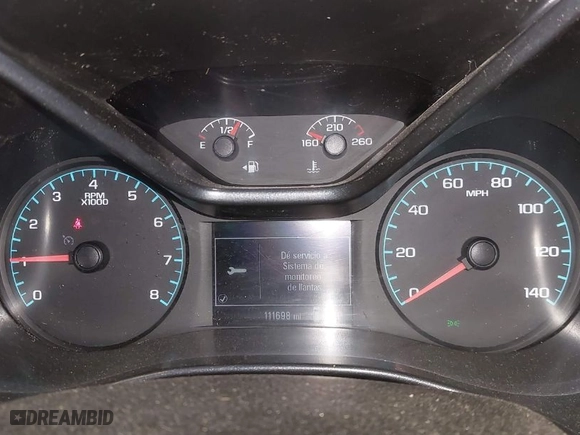 2020 Chevrolet Colorado 4WD Work Truck with VIN 1GCGTBEN2L1178464, listed as a IAAI auction lot 42020876 with 111,698 mi miles. Bid and sale history available at carsss.com. Image 7.