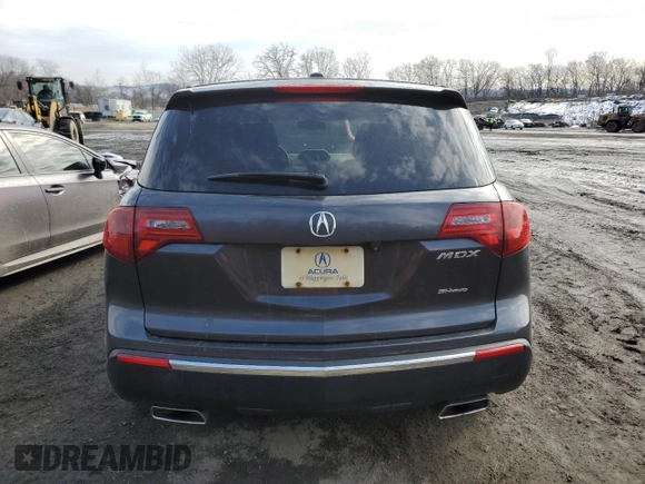 2013 Acura MDX Tech Pkg with VIN 2HNYD2H35DH517677, listed as a Copart auction lot 46614245 with 100,846 mi miles and Salvage Title. Bid and sale history available at carsss.com. Image 6.