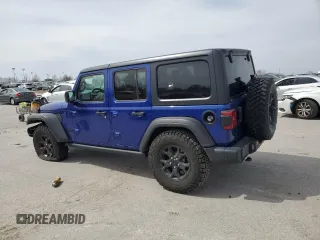2020 Jeep Wrangler Unlimited Sport Altitude with VIN 1C4HJXDN8LW329075, listed as a Copart auction lot 49470025 with 78,380 mi miles and Salvage title. Bid and sale history available at DreamBid. Image 2.