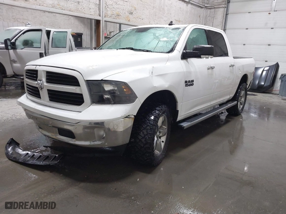 2017 Ram 1500 Big Horn with VIN 3C6RR7LT0HG689256, listed as a IAAI auction lot 41489973 with 108,183 mi miles. Bid and sale history available at carsss.com. Image 2.