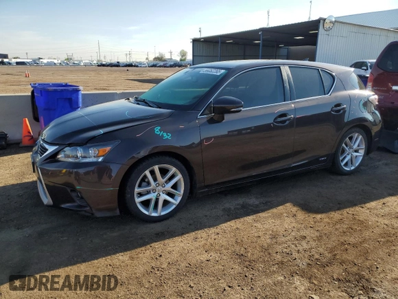 2014 Lexus CT 200h z VIN JTHKD5BH3E2189511, wystawiony jako Copart lot #56052265 z przebiegiem 67 065 mil mil oraz Szkody całkowita. Historia ofert i sprzedaży dostępna na DreamBid. Obrazek 1.