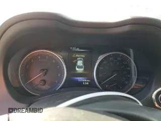 2017 Infiniti Q50 3.0t Premium with VIN JN1EV7AR0HM840588, listed as a Copart auction lot 76129124 with 107,886 mi miles and Salvage Title. Bid and sale history available at carsss.com. Image 9.