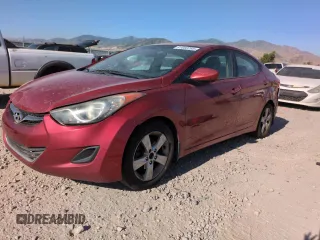 2013 Hyundai Elantra GLS with VIN KMHDH4AE8DU493108, listed as a Copart auction lot 61682295 with 200,518 mi miles and Salvage title. Bid and sale history available at DreamBid. Image 1.