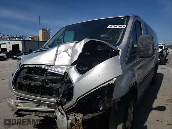 2018 Ford Transit Passenger XL with VIN 1FBZX2YG5JKA70183, listed as a Copart auction lot 49186465 with 130,795 mi miles and Salvage title. Bid and sale history available at DreamBid. Image 12.